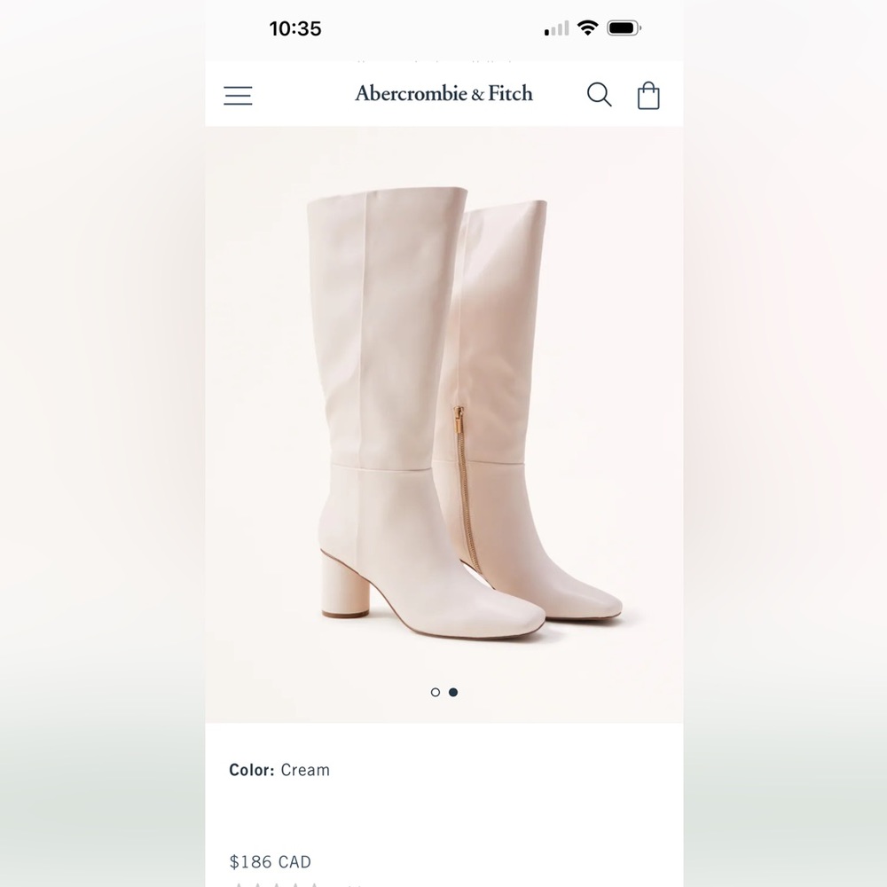 Tall heeled boots